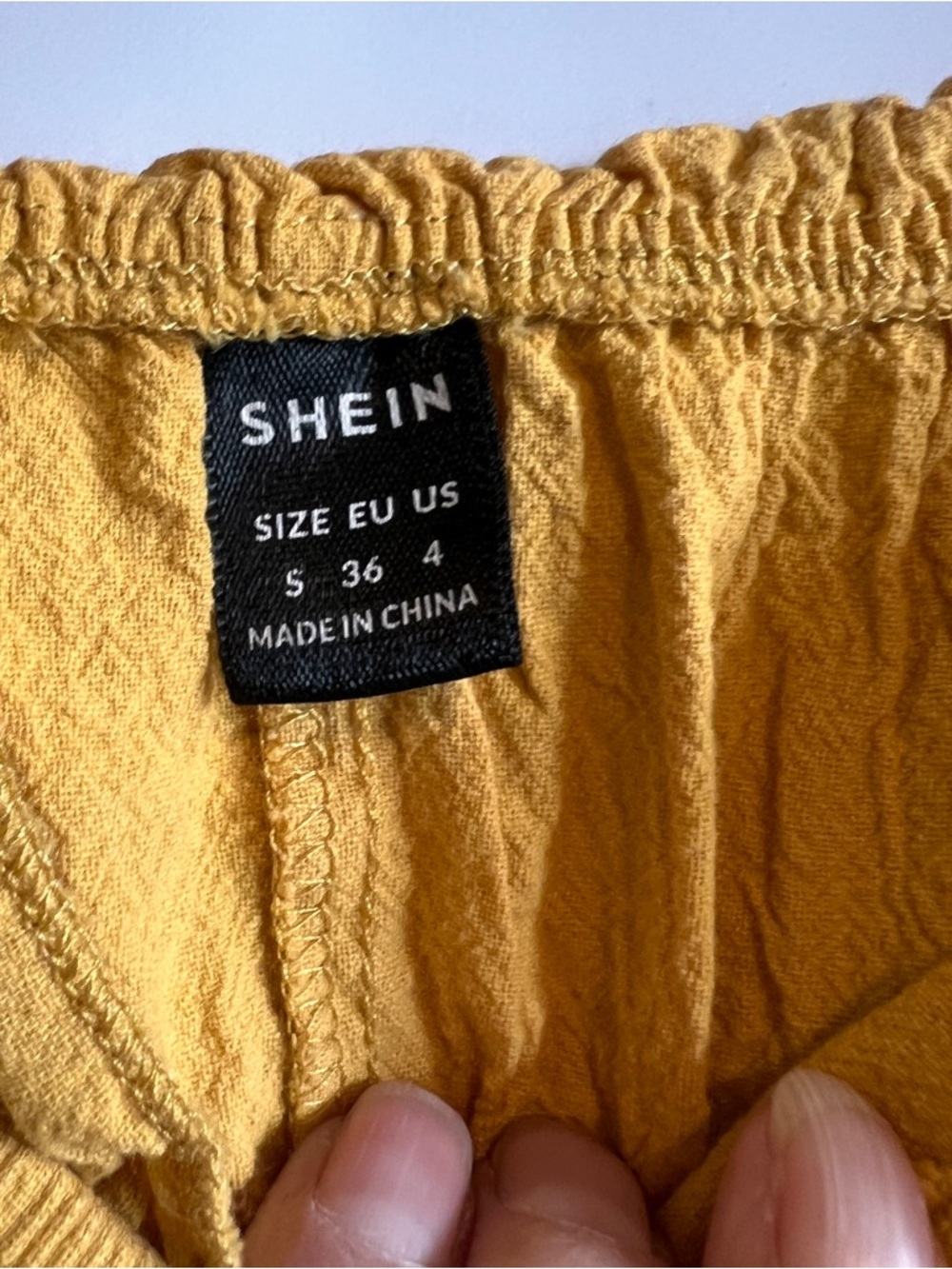 2/$25 SHEIN MIDI Mustard Olive Green Size Small 4 - Picture 7 of 8